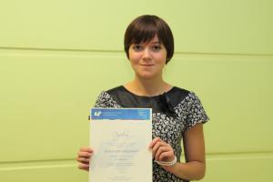 Katarzyna Niedurny, laureata drugiego miejsca w kategorii „uczeń”