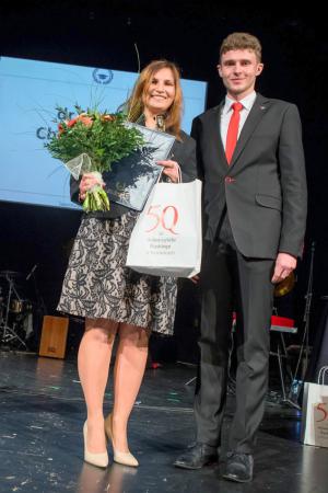 Nagroda w kategorii przyjaciel studenta
przyznana została dr Marcie Chmielewskiej
z Wydziału Nauk o Ziemi UŚ