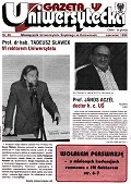Okładka Gazety Uniwersyteckiej