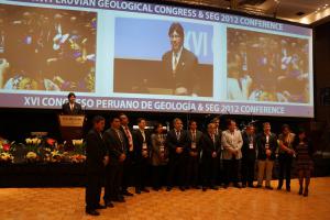 Uroczyste zakończenie XVI Peruvian Geological Congress
& SEG 2012 Conference w Limie