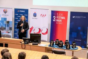 Oficjalnego otwarcia wydarzenia dokonał prof. dr hab.
Ryszard Koziołek, dyrektor generalny Śląskiego Festiwalu
Nauki