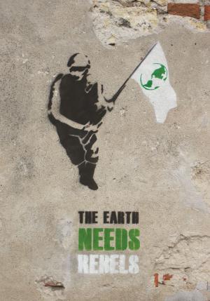 Wyróżniony plakat Martyny Sobolewskiej The Earth need
rebels