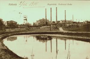 Kopalnia „Ferdynand” (niem. Ferdinandgrube) w Katowicach (1910). Od 1936 roku nosiła nazwę „Katowice”. Zakończyła swoją
działalność w 1999 roku