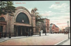 Dworzec kolejowy, początek XX wieku