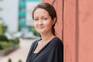 Dr Agata Sowińska z Katedry Filologii Klasycznej UŚ