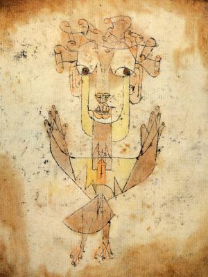 Paul Klee, Angelus Novus, akwarela namalowana w 1920 roku