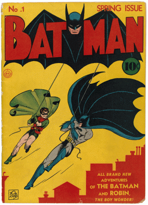 Okładka „Batman Comic Book”, jednej z serii komiksowych wydawanej przez DC Comic | Fot. National Archives and Records Administration, Public domain, via Wikimedia Commons