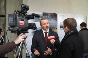 O konieczności zbudowania nowej siedziby WRiT opowiadał JM Rektor UŚ prof. zw. dr hab. Wiesław Banyś