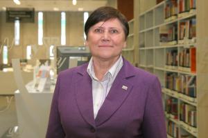 Ewa Żurawska, wiceprzewodnicząca Komisji Zakładowej NSZZ „Solidarność” UŚ