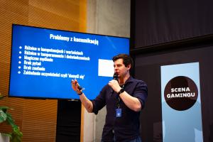 Grzegorz Wątroba na 8. Śląskim Festiwalu Nauki Katowice
był gościem strefy gamingu