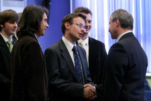 Gratulacje od studentów Uniwersytetu Śląskiego
