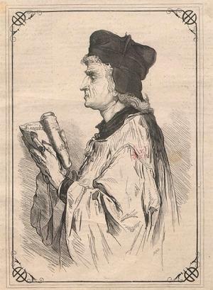 Portret Jan Długosza z drzeworytu Bronisława Puca według
rysunku Jana Matejki zamieszczony w „Tygodniku
Ilustrowanym” nr 230/1880