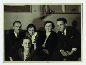 Jan Józef Szczepański z rodziną, 1936 rok