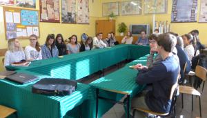 4 listopada w LO im. C.K. Norwida w Tychach odbyła się debata z uczniami na temat filmu
Wołyń