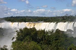 Wodospady Iguazú na granicy argentyńsko-brazylijskiej
