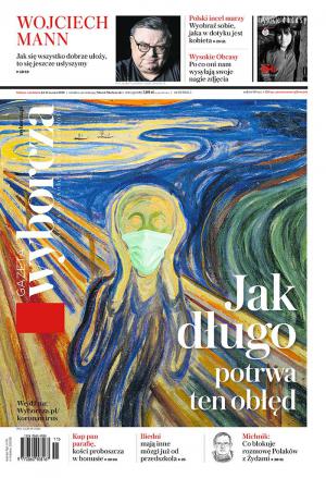 Okładka „Gazety Wyborczej” 14 marca 2020 roku