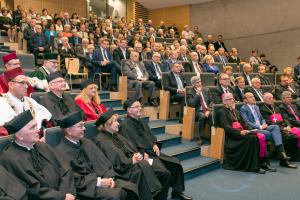W programie uroczystości znalazły się między innymi ceremonie nadania tytułów profesora honorowego Uniwersytetu Śląskiego
oraz wręczenia nagrody Pro Scientia et Arte