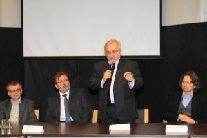 Dyrektor Biblioteki Śląskiej prof. zw. dr hab. Jan Malicki wygłosił wykład inauguracyjny
Zimowego Ogrodu Literackiego