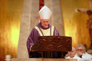 Podczas mszy świętej homilię wygłosił JE Arcybiskup senior Damian Zimoń